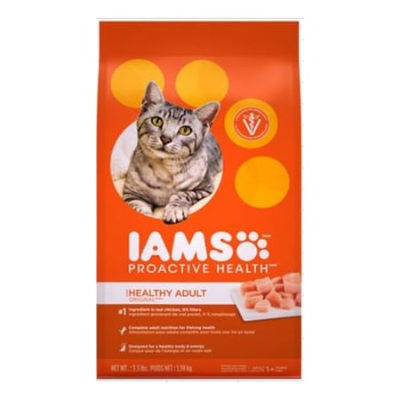Iams Iams ProHealth Cat Food Original with Chicken 3.5lbs, PK4 328512